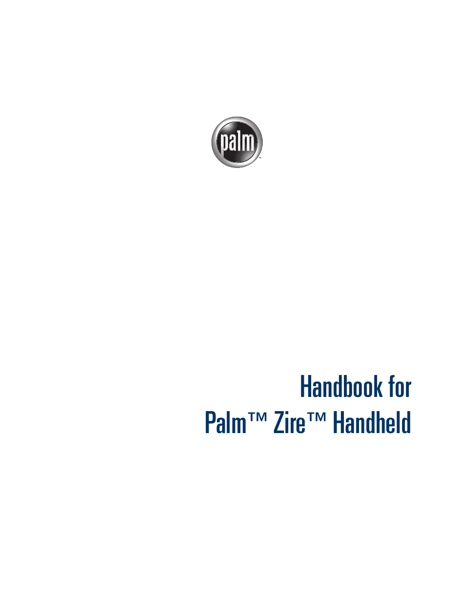 Palm Zire 21 User Manual | 208 pages