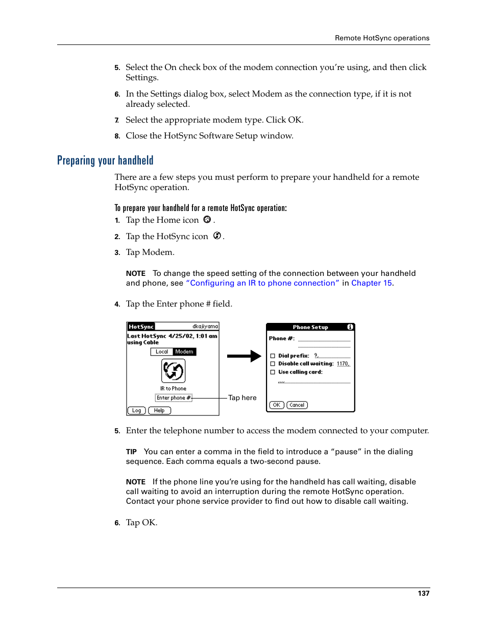 Preparing your handheld | Palm Zire 21 User Manual | Page 147 / 208