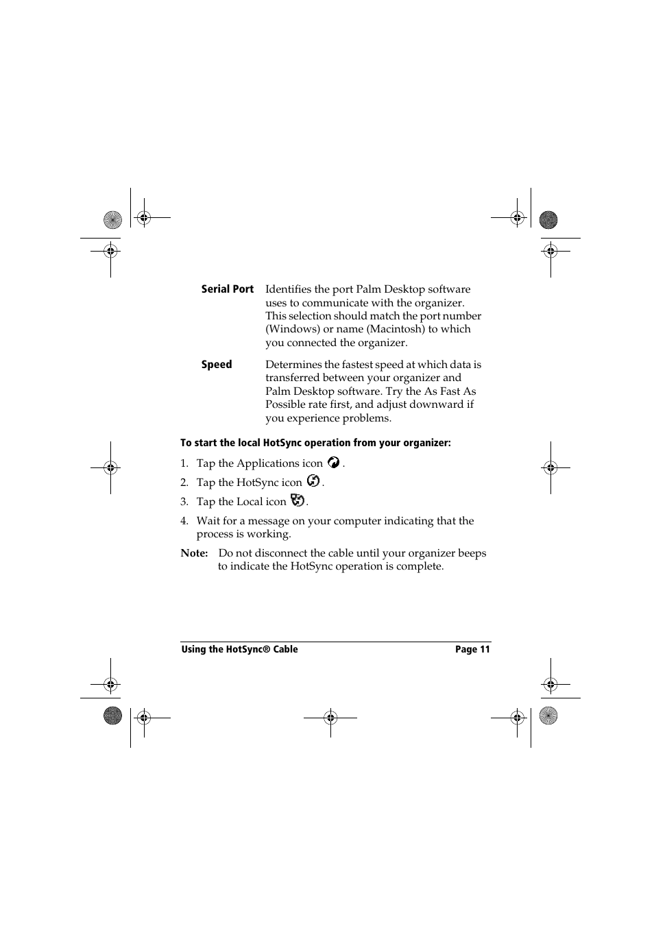 Palm Handbook Travel Kit User Manual | Page 11 / 56