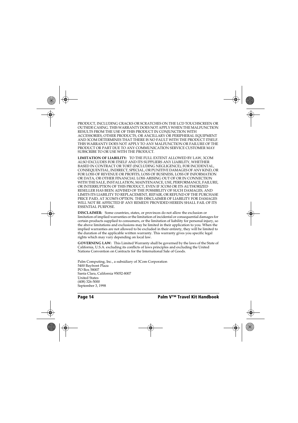 Palm Handbook Travel Kit User Manual | Page 14 / 56