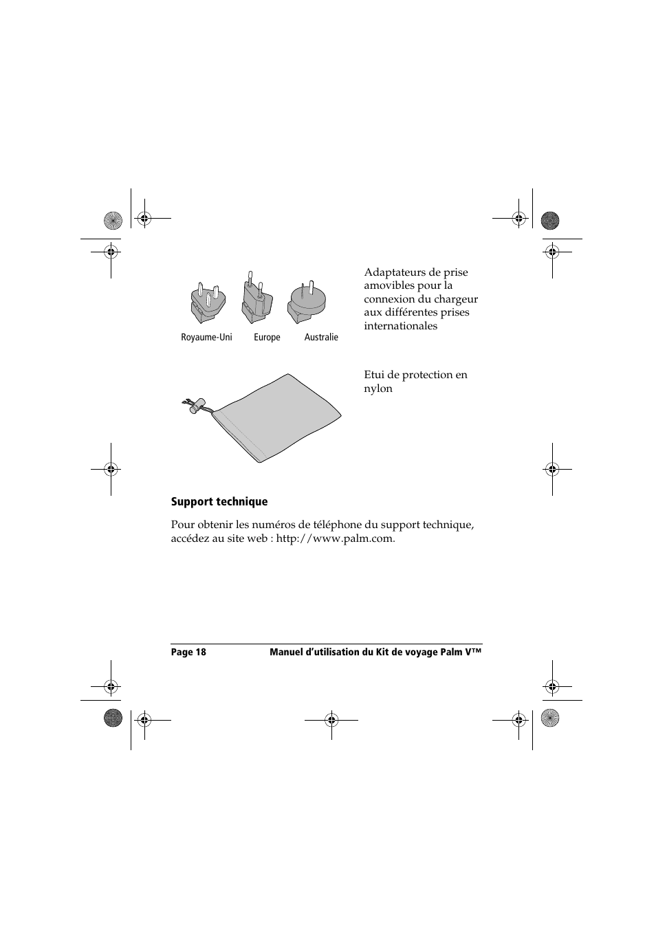 Palm Handbook Travel Kit User Manual | Page 18 / 56