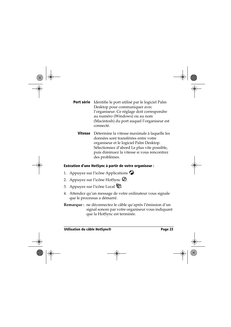 Palm Handbook Travel Kit User Manual | Page 23 / 56