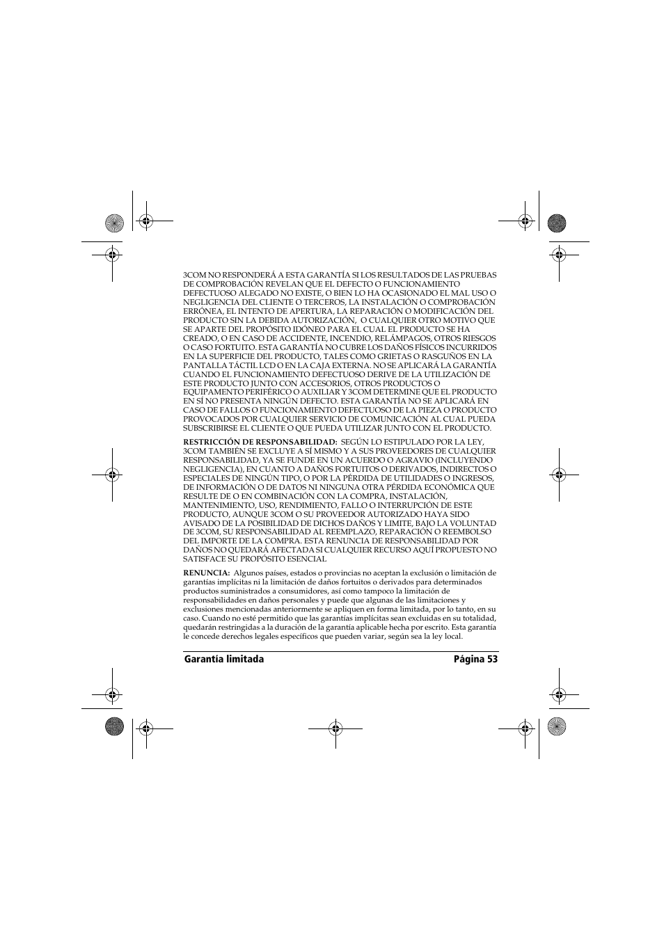 Palm Handbook Travel Kit User Manual | Page 53 / 56