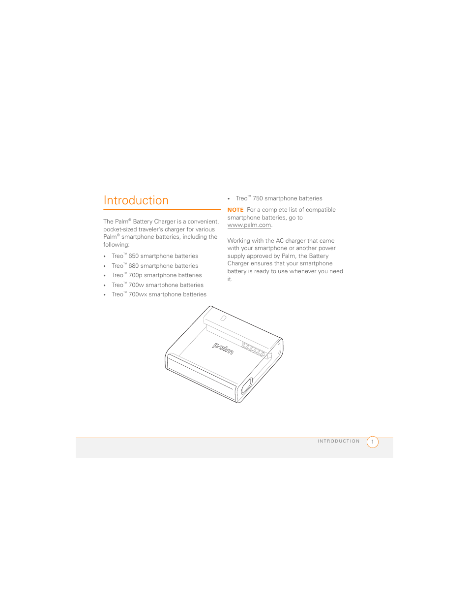 Introduction | Palm Treo 3293WW User Manual | Page 3 / 8