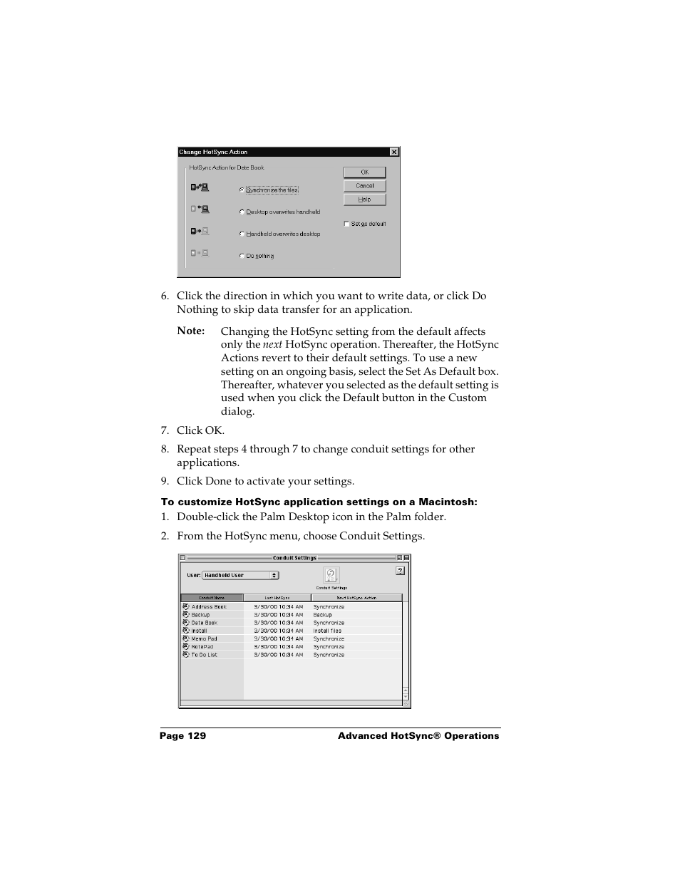 Palm Handhelds m100 User Manual | Page 136 / 219