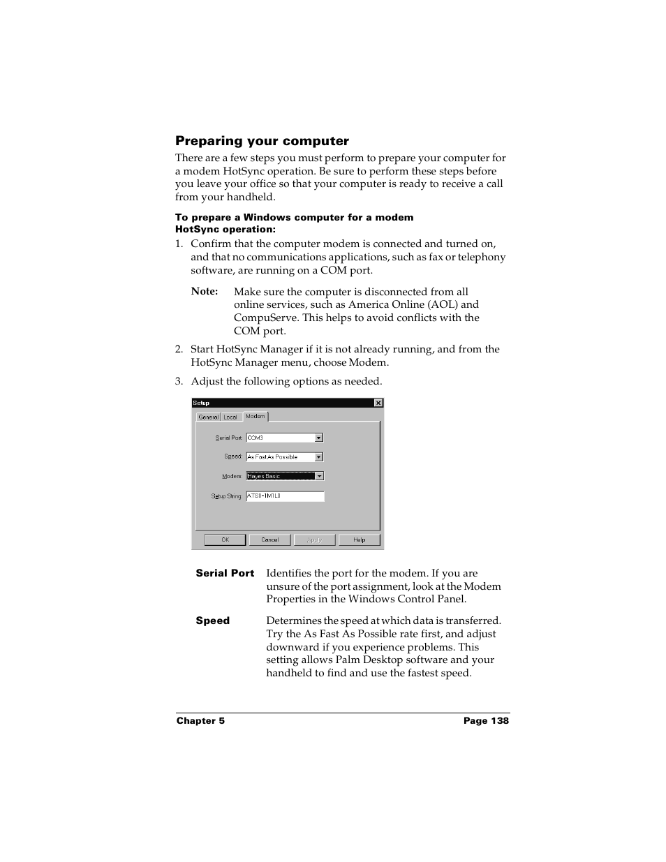 Preparing your computer | Palm Handhelds m100 User Manual | Page 145 / 219