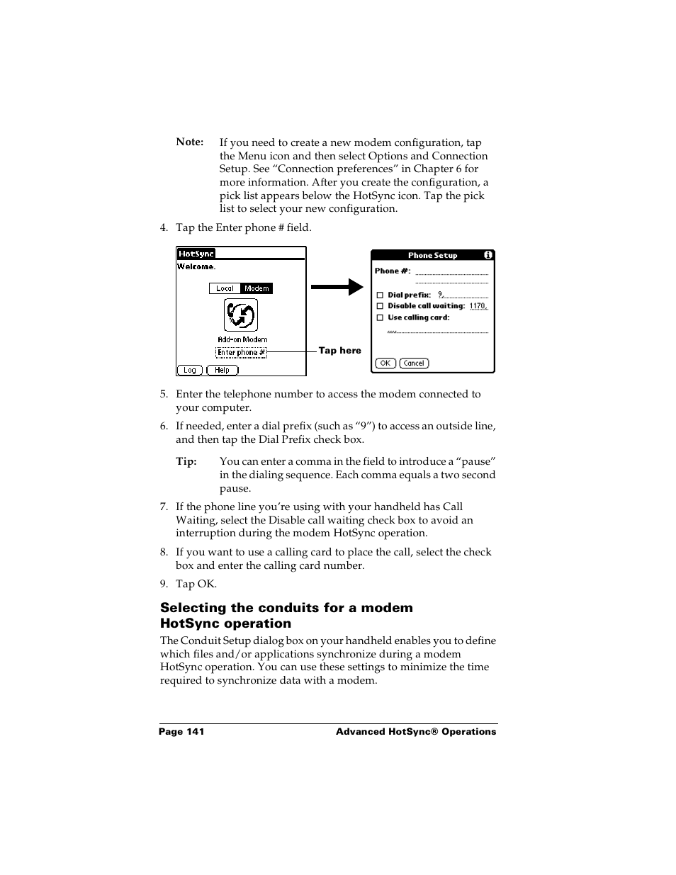 Palm Handhelds m100 User Manual | Page 148 / 219