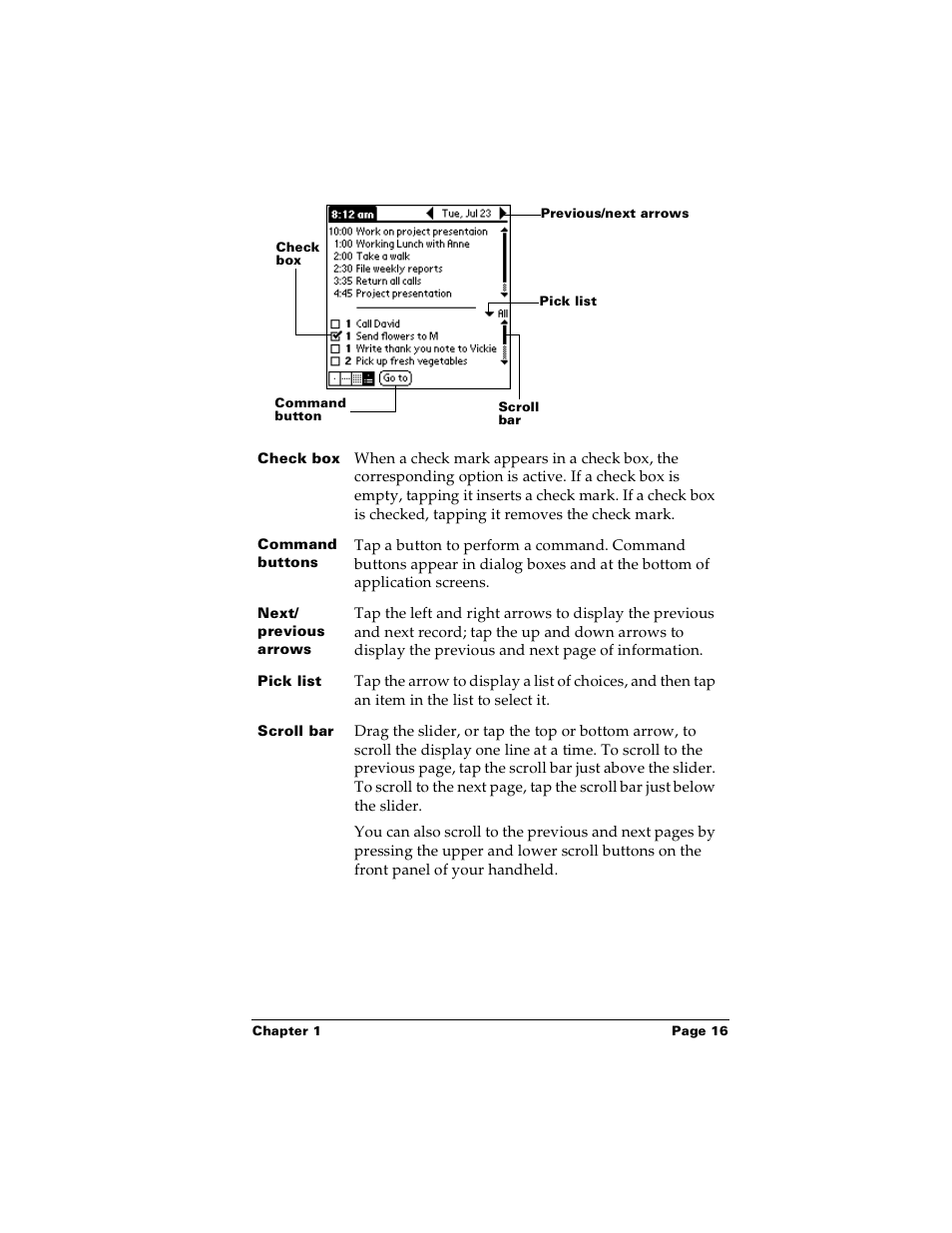 Palm Handhelds m100 User Manual | Page 23 / 219