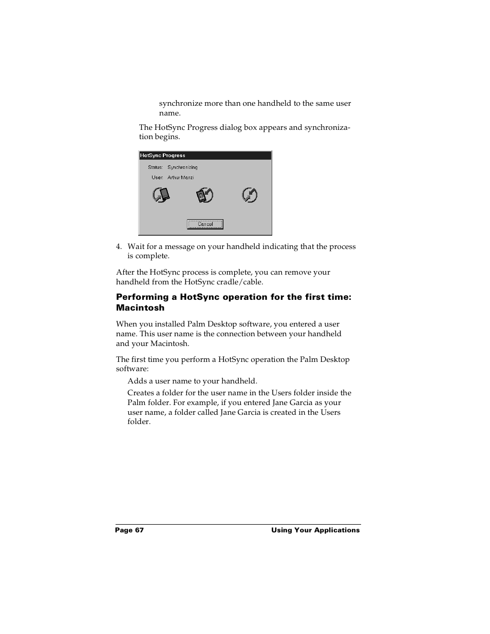 Palm Handhelds m100 User Manual | Page 74 / 219