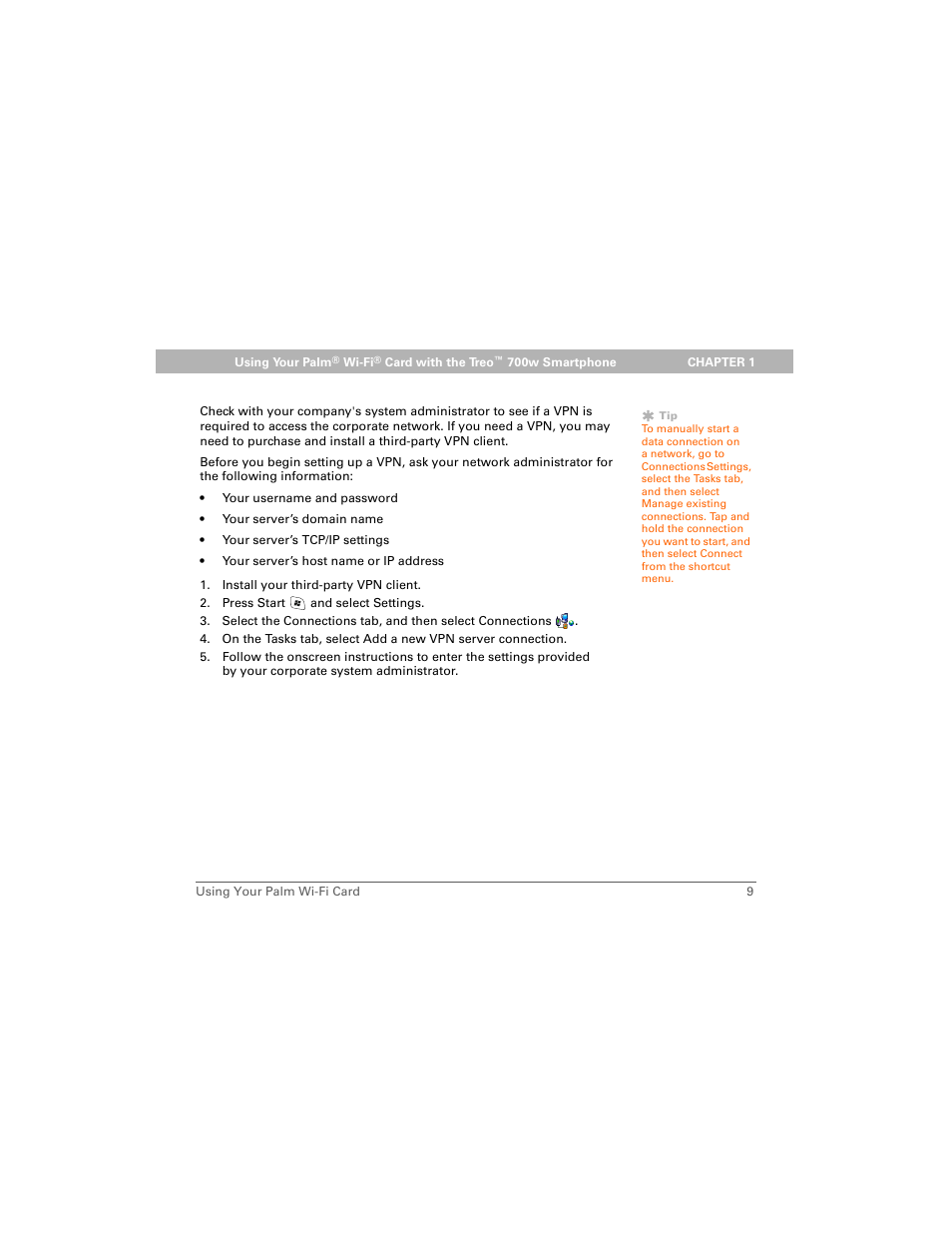 Palm Wi-Fi Card User Manual | Page 13 / 22