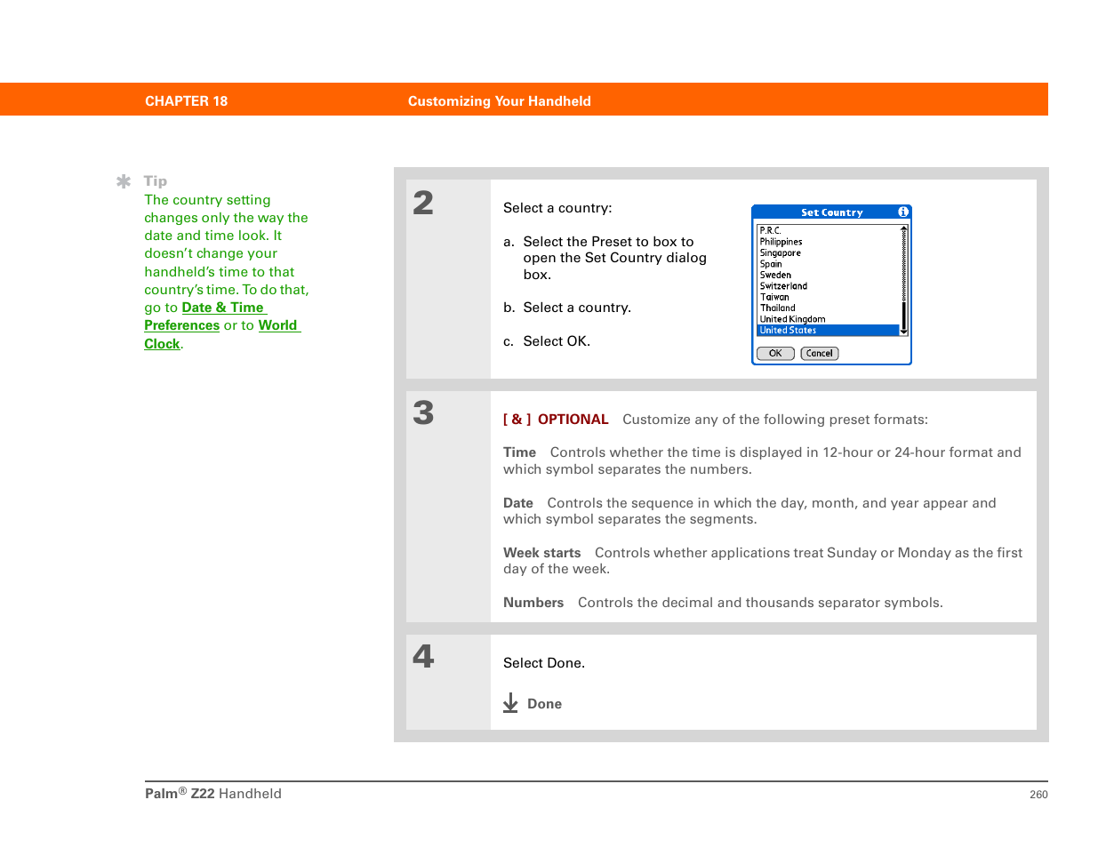 Palm Z22 User Manual | Page 274 / 343