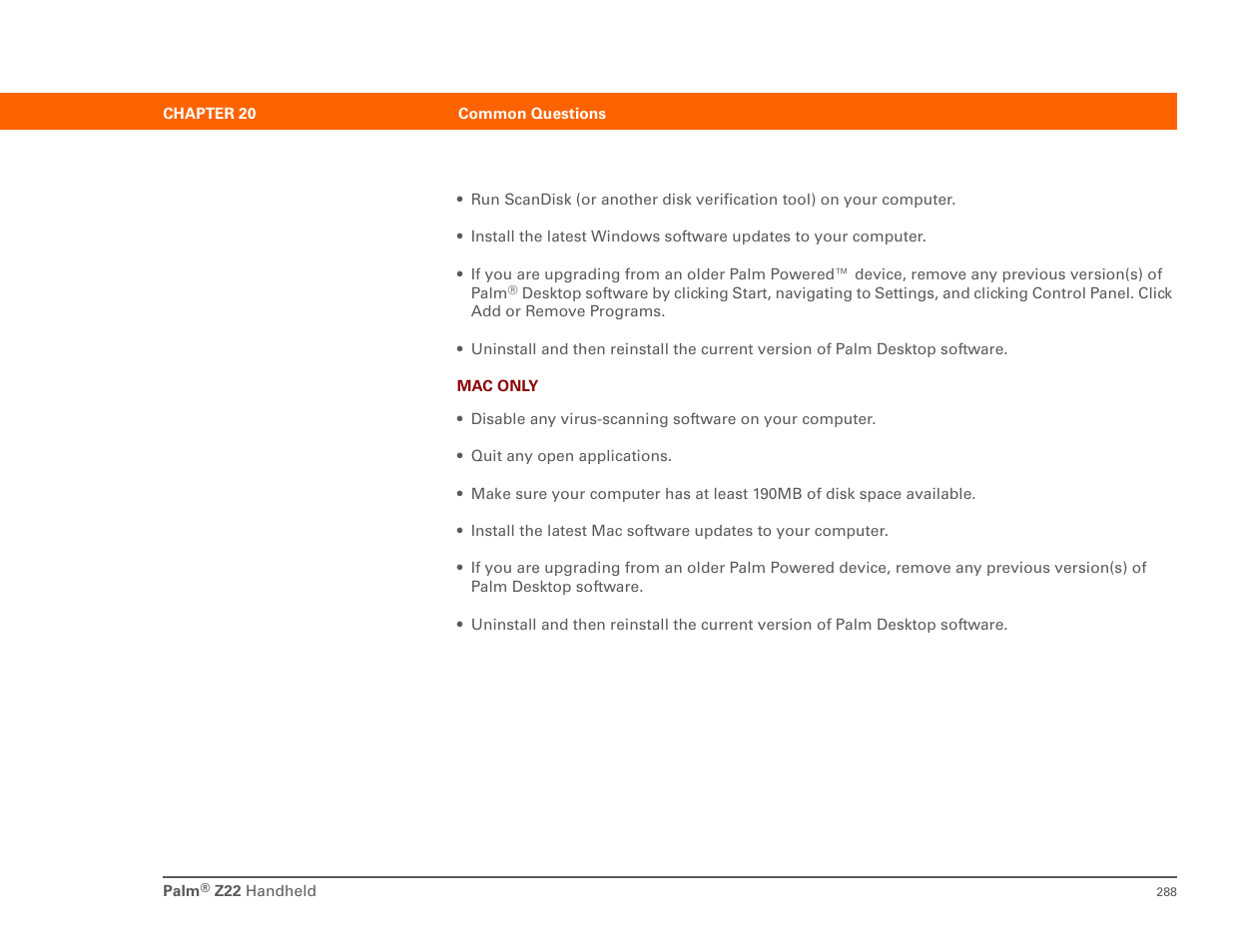 Palm Z22 User Manual | Page 302 / 343