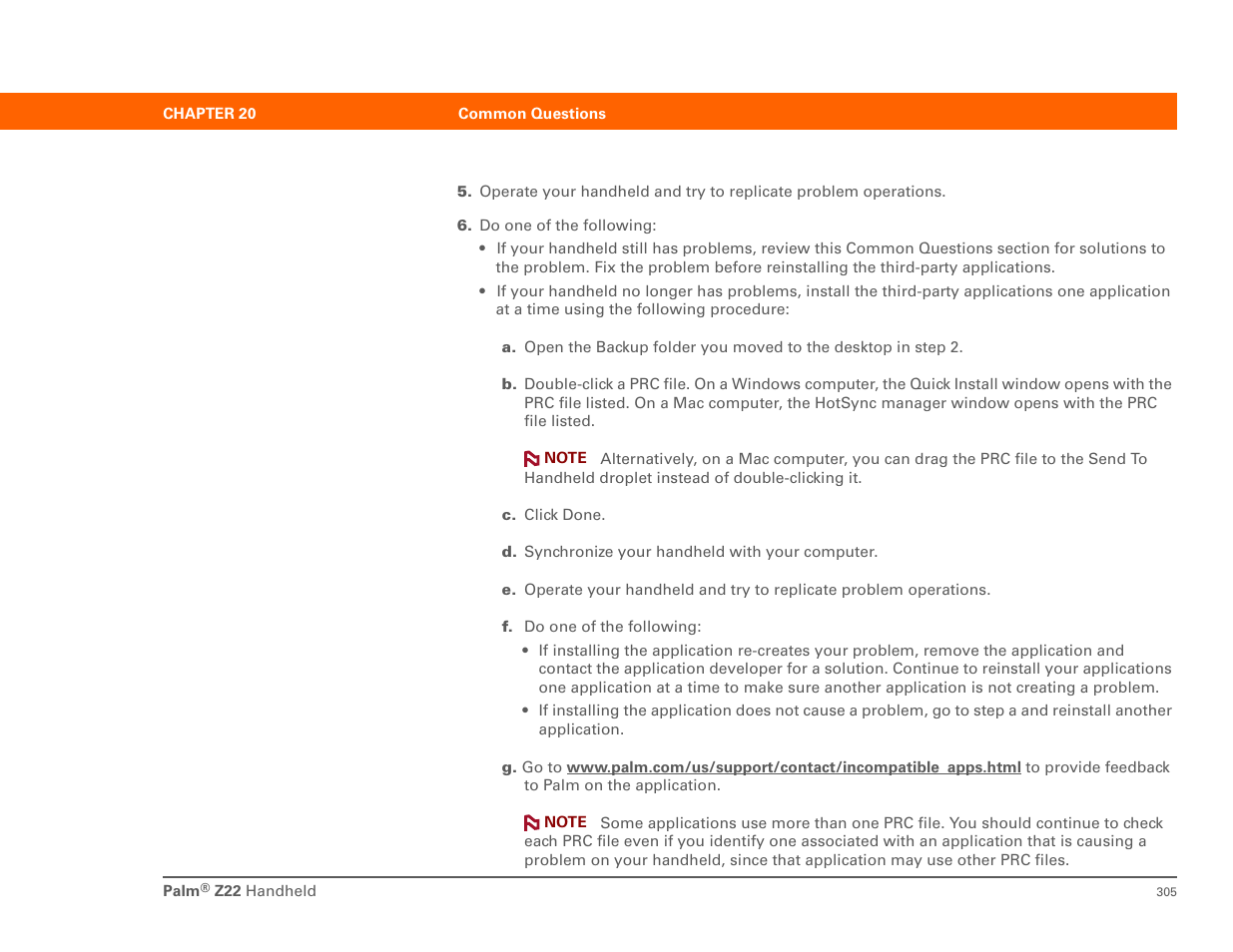 Palm Z22 User Manual | Page 319 / 343