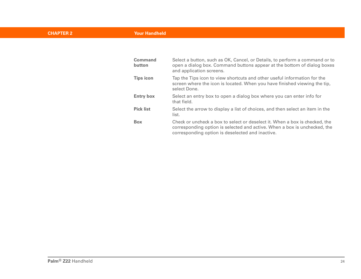 Palm Z22 User Manual | Page 38 / 343