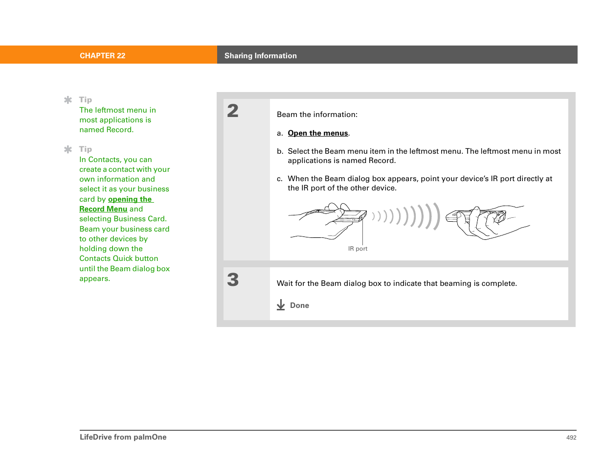 Palm 485 User Manual | Page 8 / 12