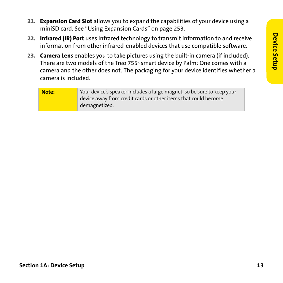 Palm Treo 755P User Manual | Page 21 / 390