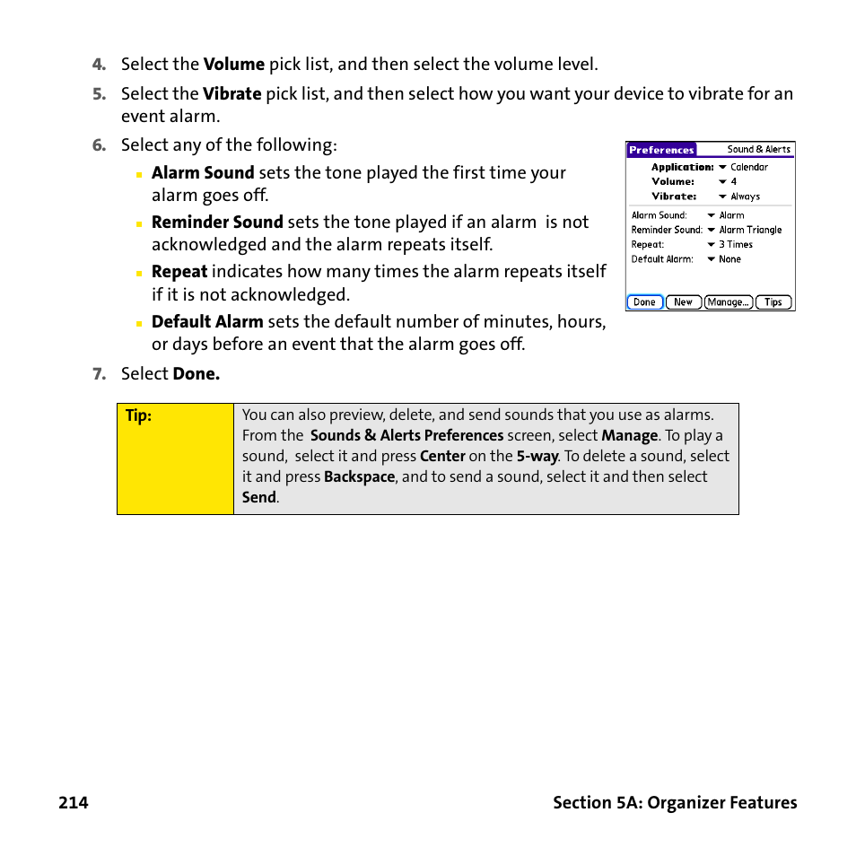 Palm Treo 755P User Manual | Page 222 / 390