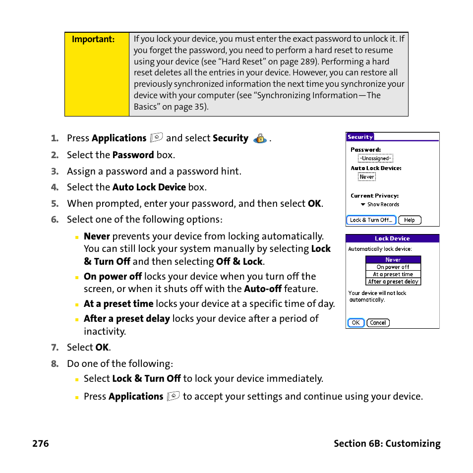 Palm Treo 755P User Manual | Page 284 / 390