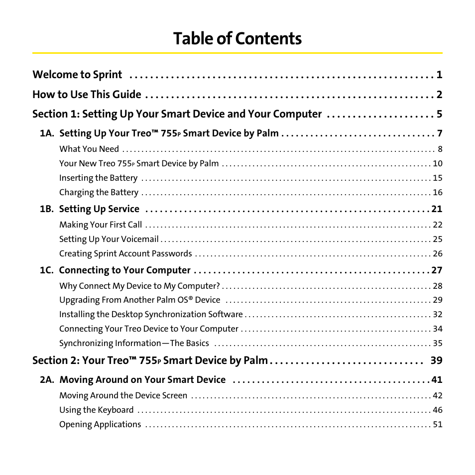Palm Treo 755P User Manual | Page 3 / 390