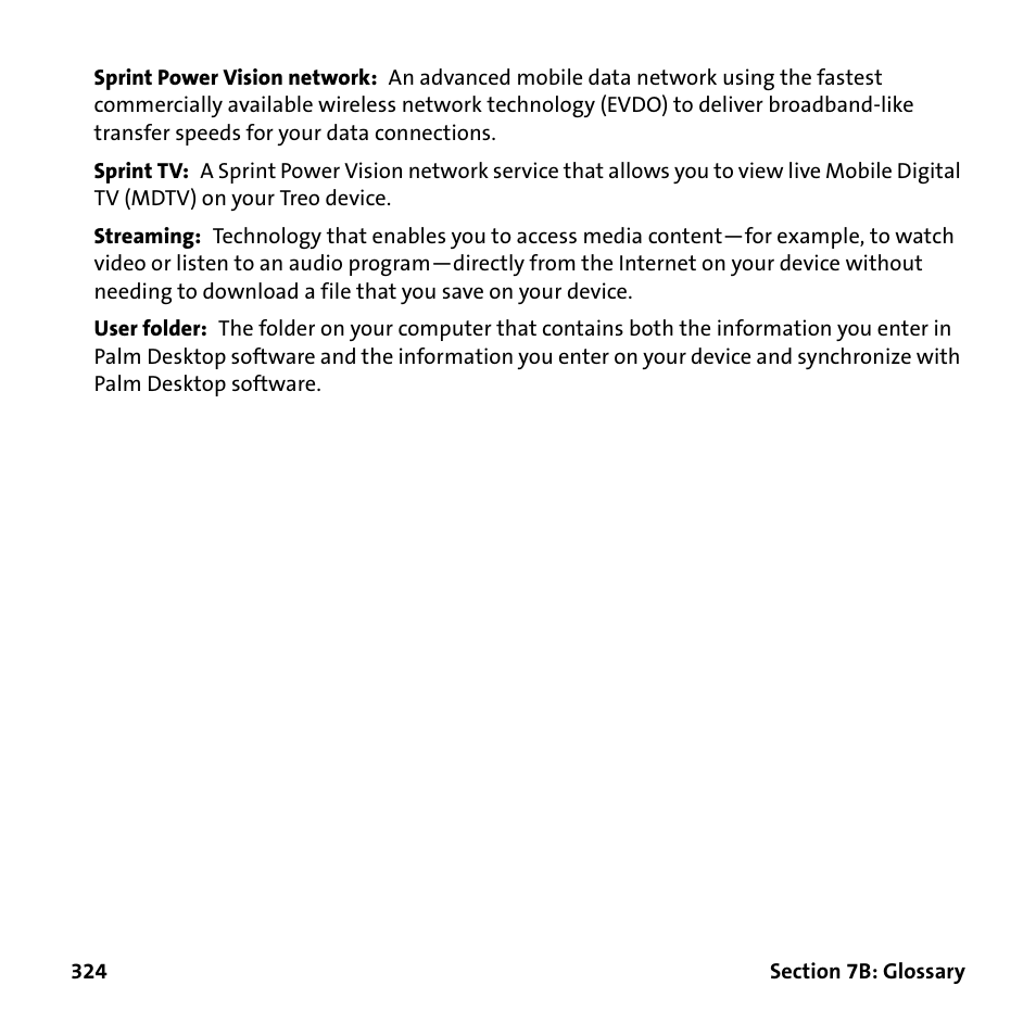 Palm Treo 755P User Manual | Page 332 / 390