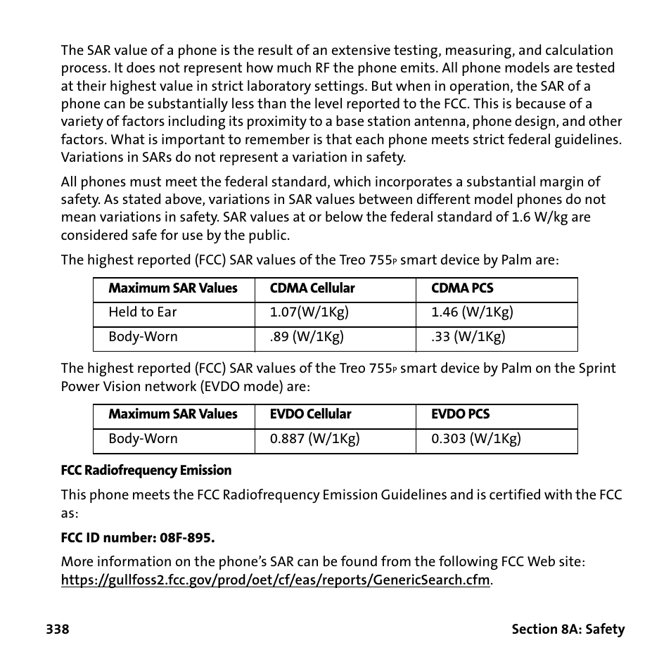 Palm Treo 755P User Manual | Page 346 / 390