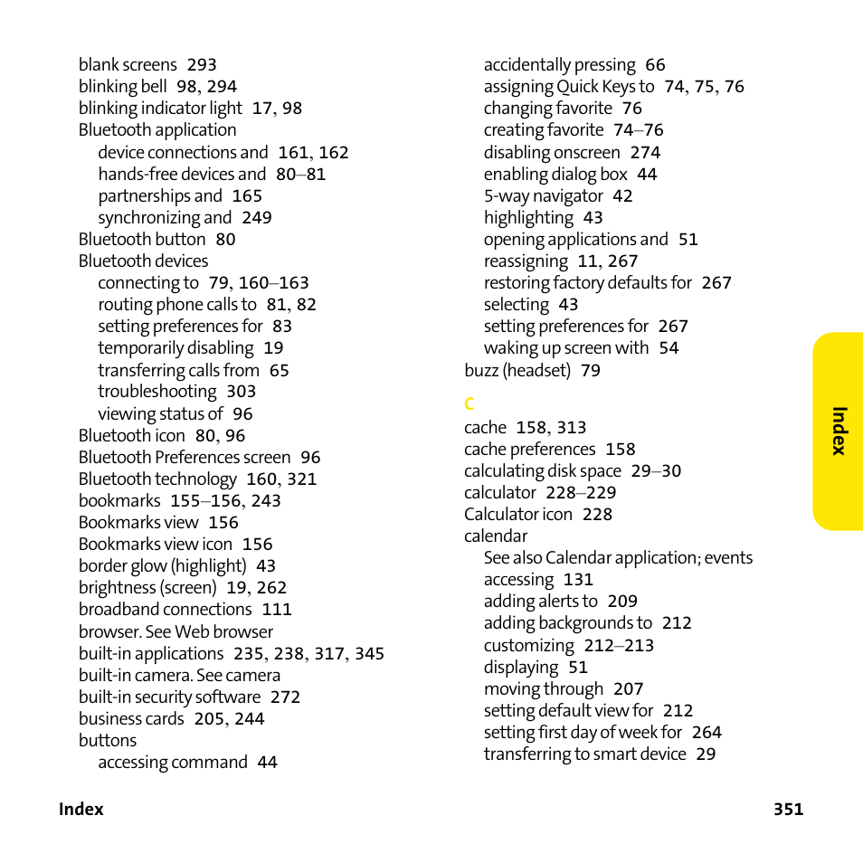 Palm Treo 755P User Manual | Page 359 / 390