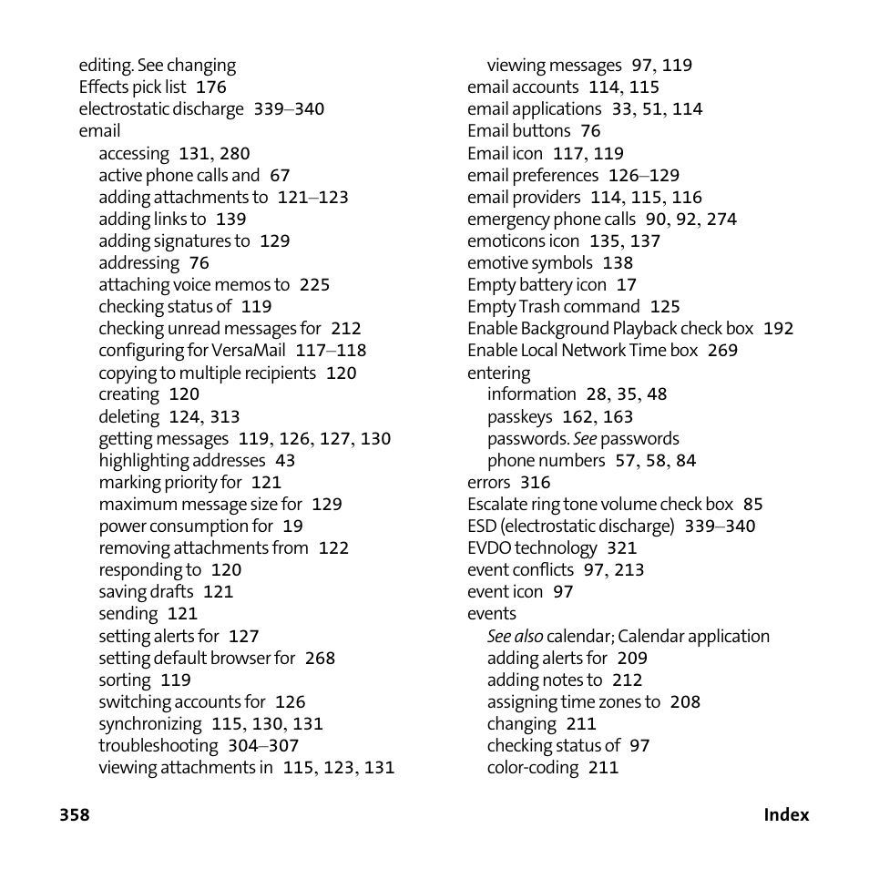 Palm Treo 755P User Manual | Page 366 / 390