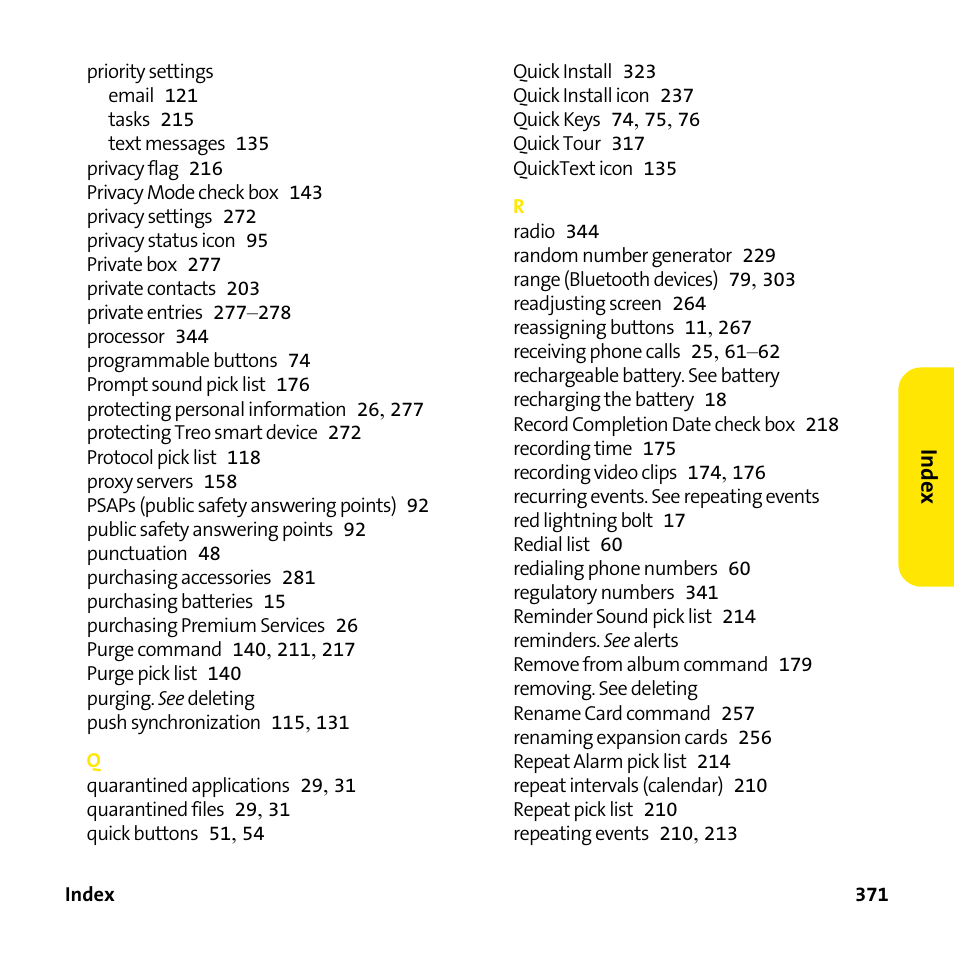 Palm Treo 755P User Manual | Page 379 / 390