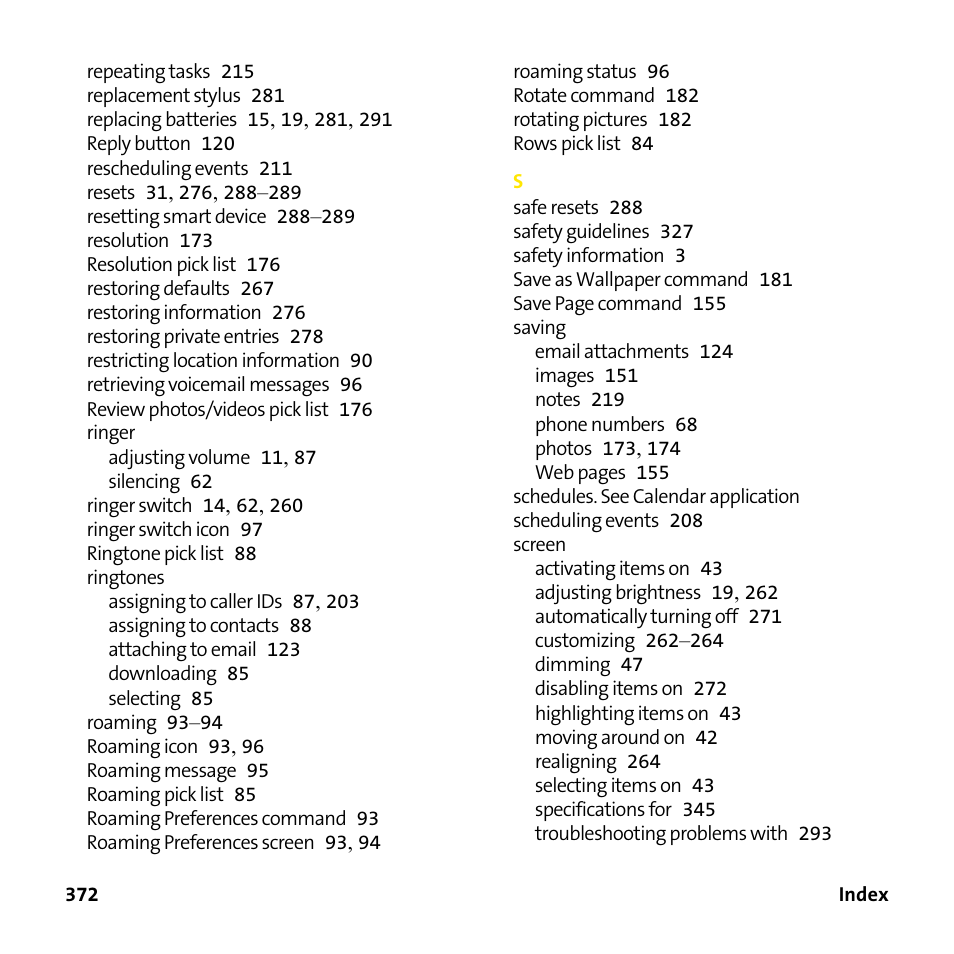 Palm Treo 755P User Manual | Page 380 / 390