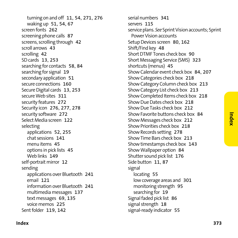 Palm Treo 755P User Manual | Page 381 / 390