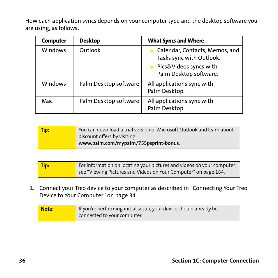 Palm Treo 755P User Manual | Page 44 / 390