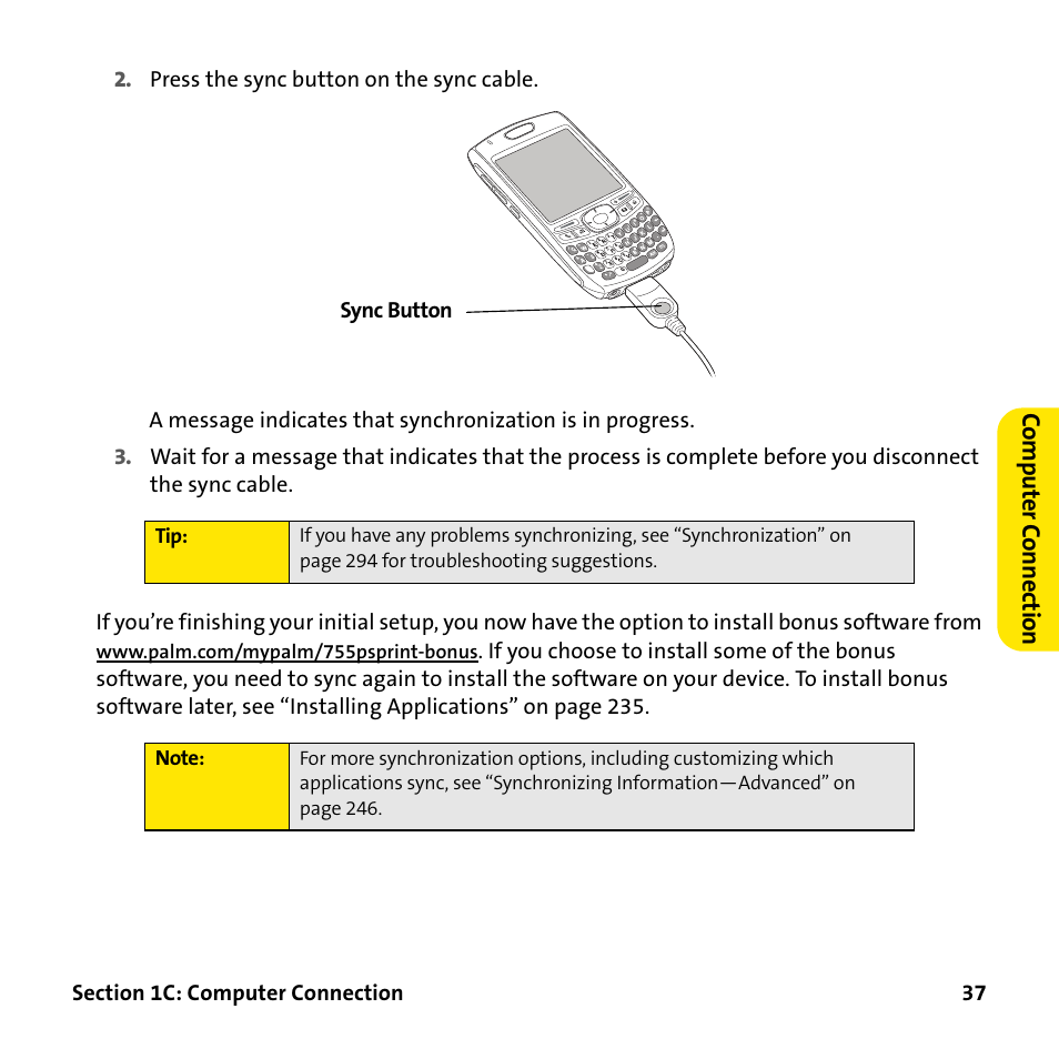 Palm Treo 755P User Manual | Page 45 / 390