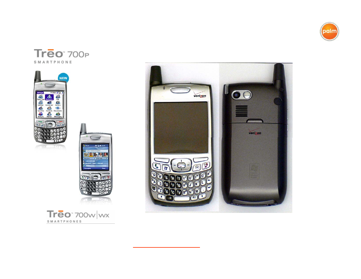 Palm Treo Smartphone 700p User Manual | 16 pages