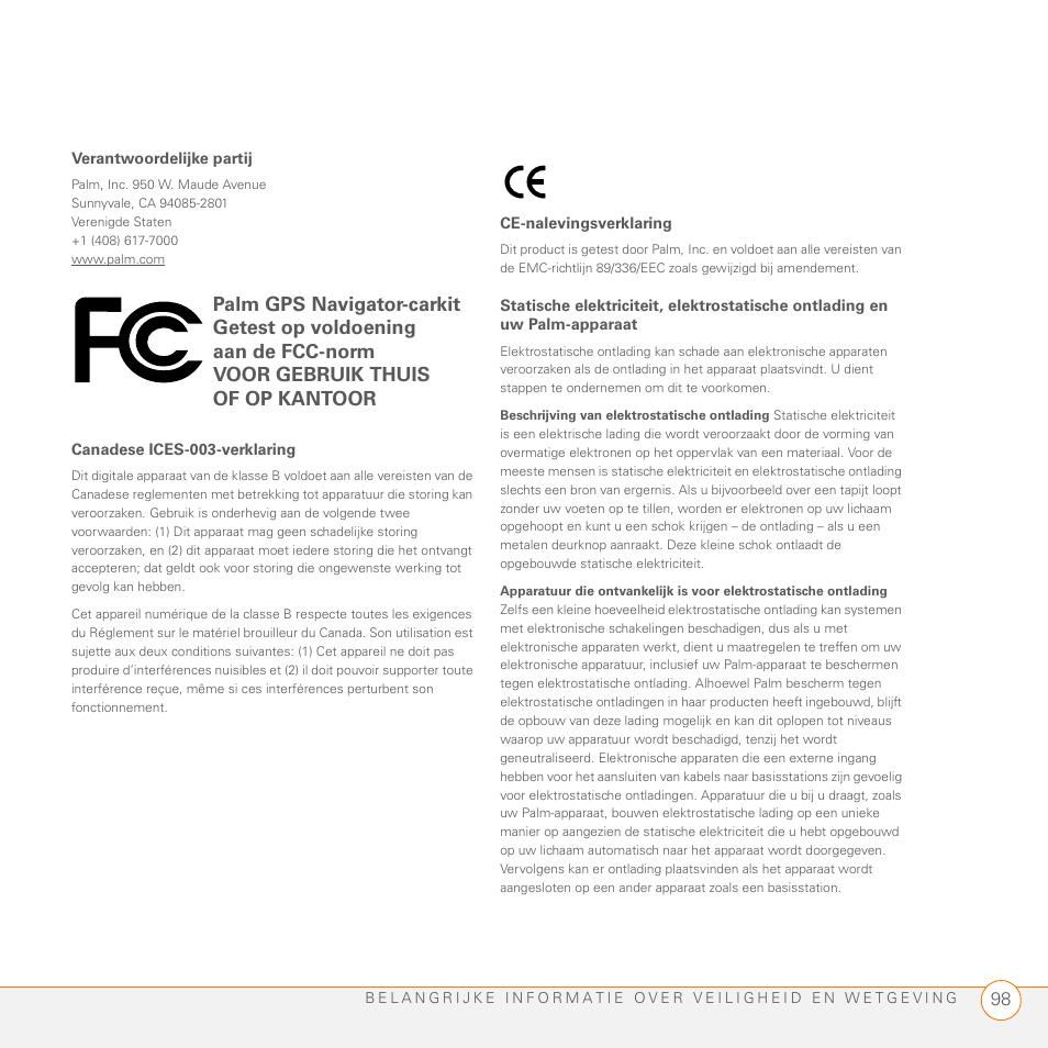 Palm GPS Kit User Manual | Page 100 / 128