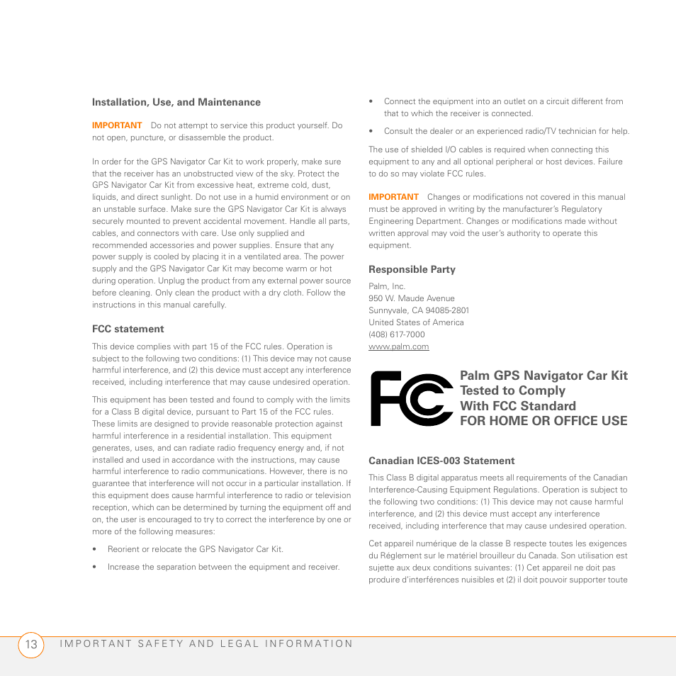 Palm GPS Kit User Manual | Page 15 / 128