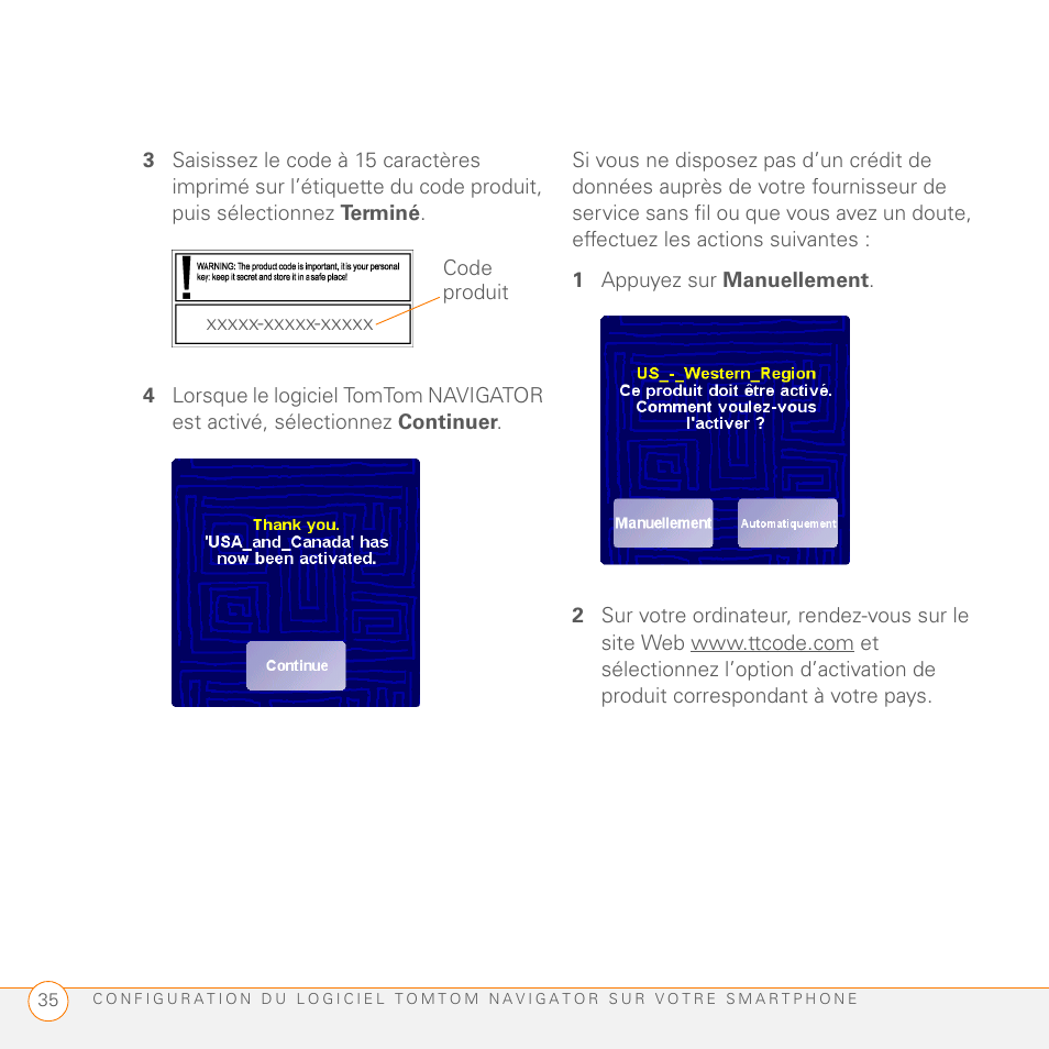 1 appuyez sur manuellement | Palm GPS Kit User Manual | Page 37 / 128