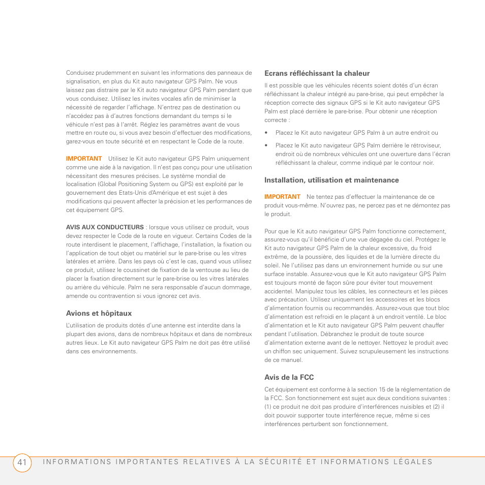 Palm GPS Kit User Manual | Page 43 / 128