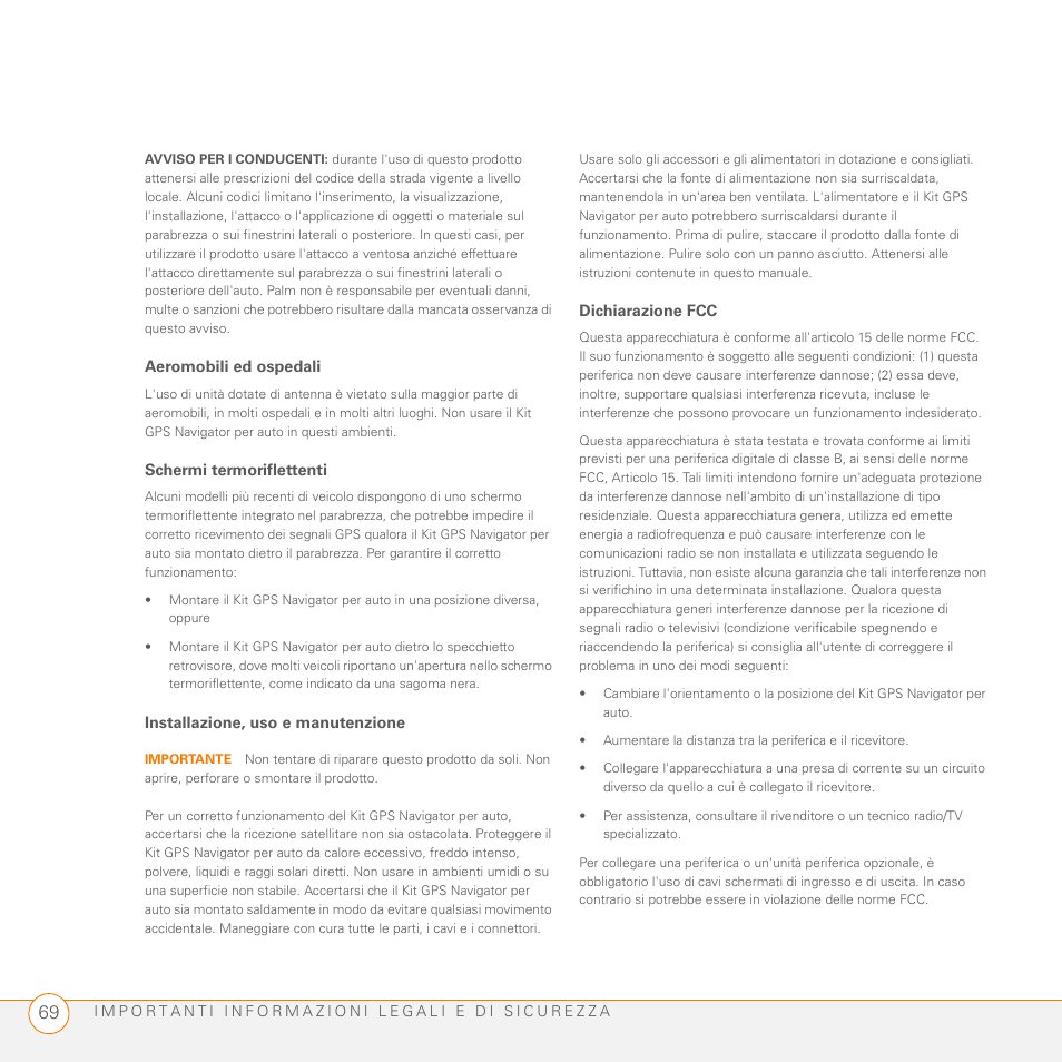 Palm GPS Kit User Manual | Page 71 / 128