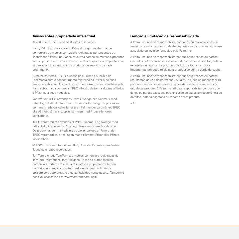 Português | Palm GPS Kit User Manual | Page 75 / 128