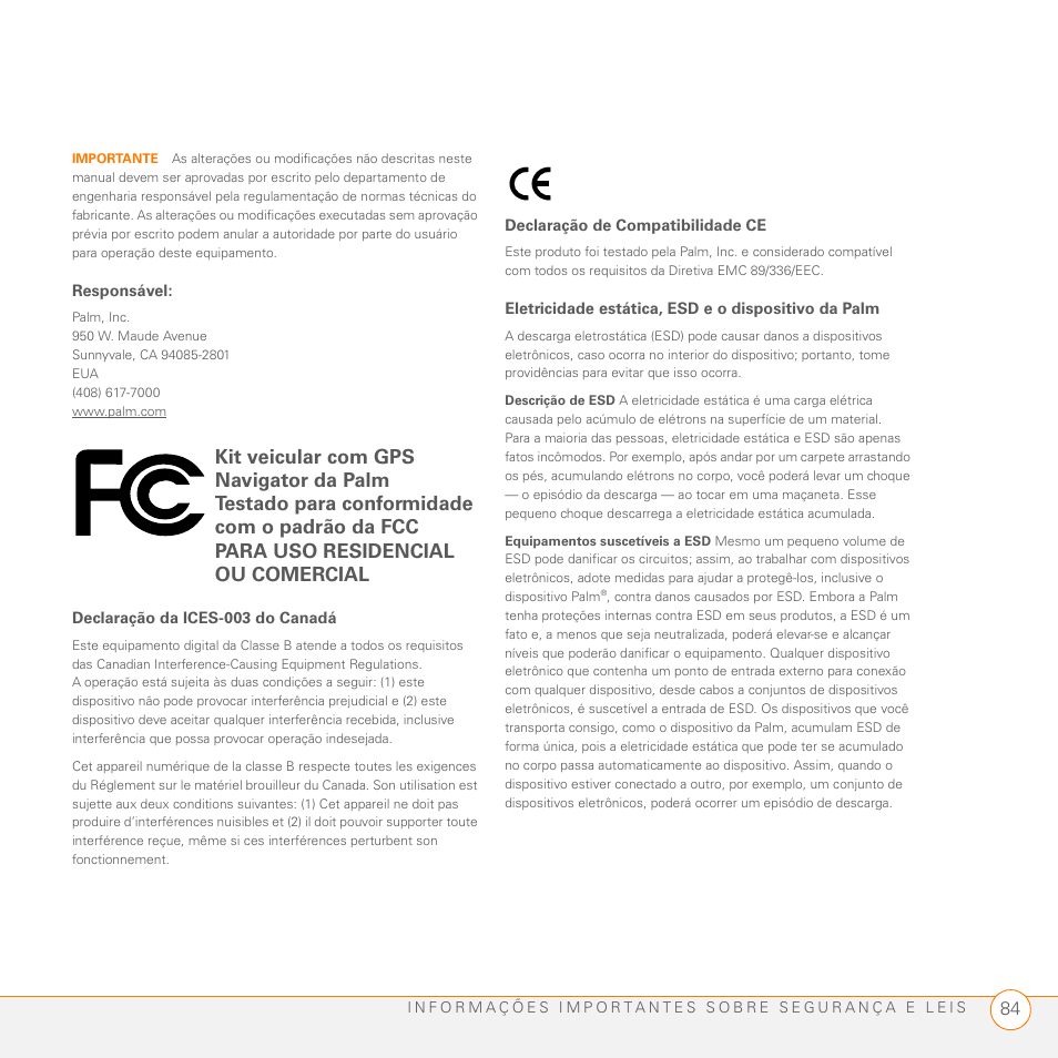 Palm GPS Kit User Manual | Page 86 / 128