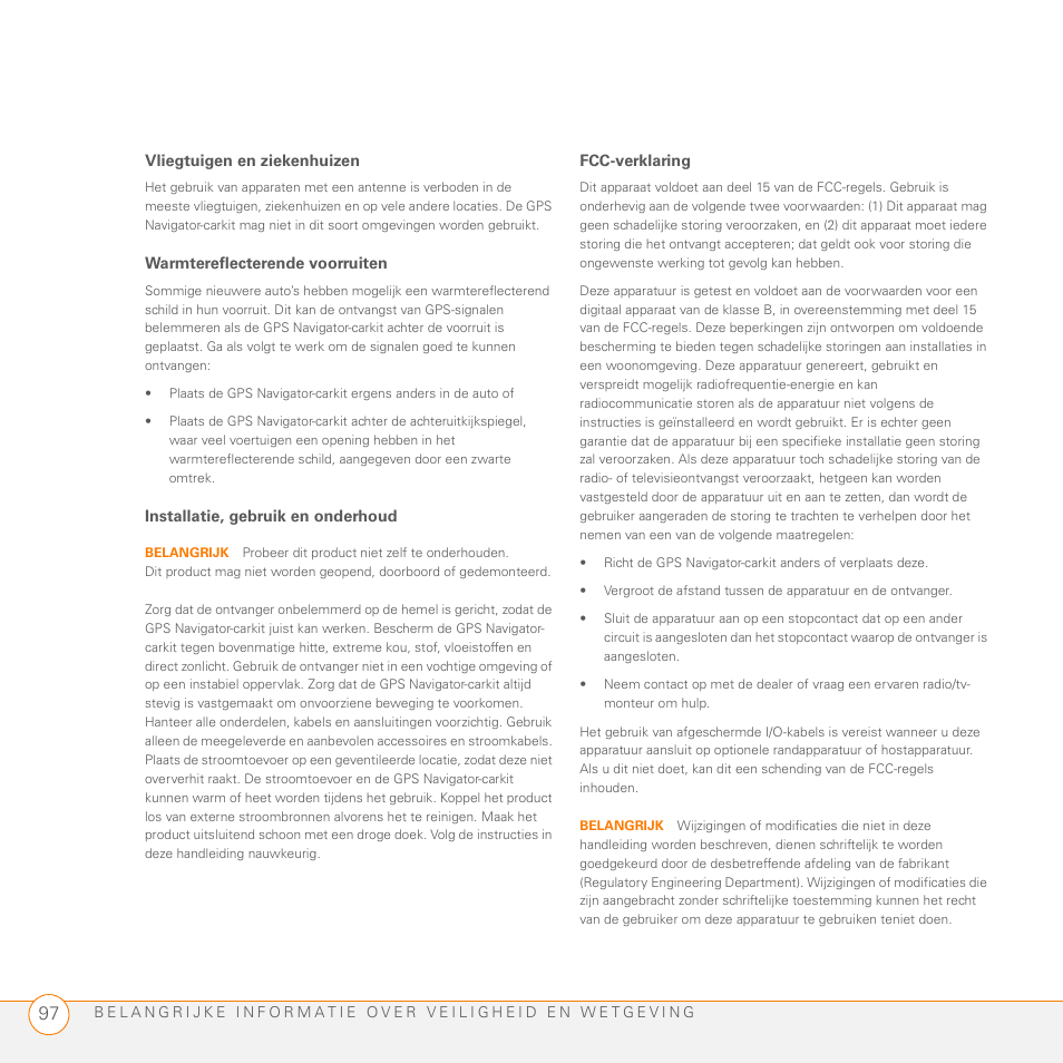 Palm GPS Kit User Manual | Page 99 / 128