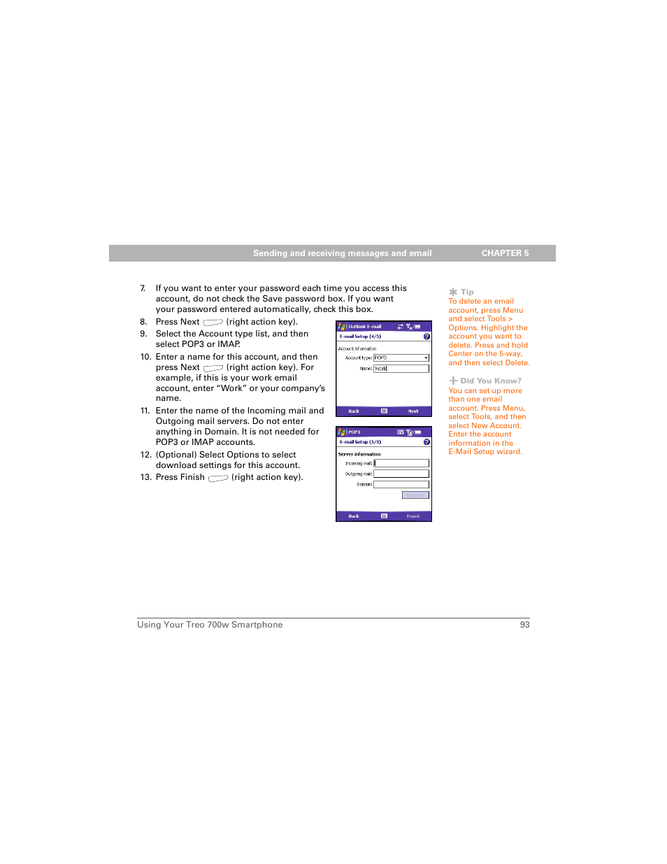 Palm Treo 700w User Manual | Page 101 / 290