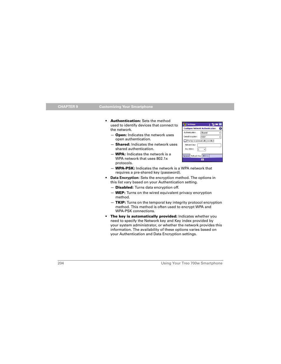 Palm Treo 700w User Manual | Page 212 / 290