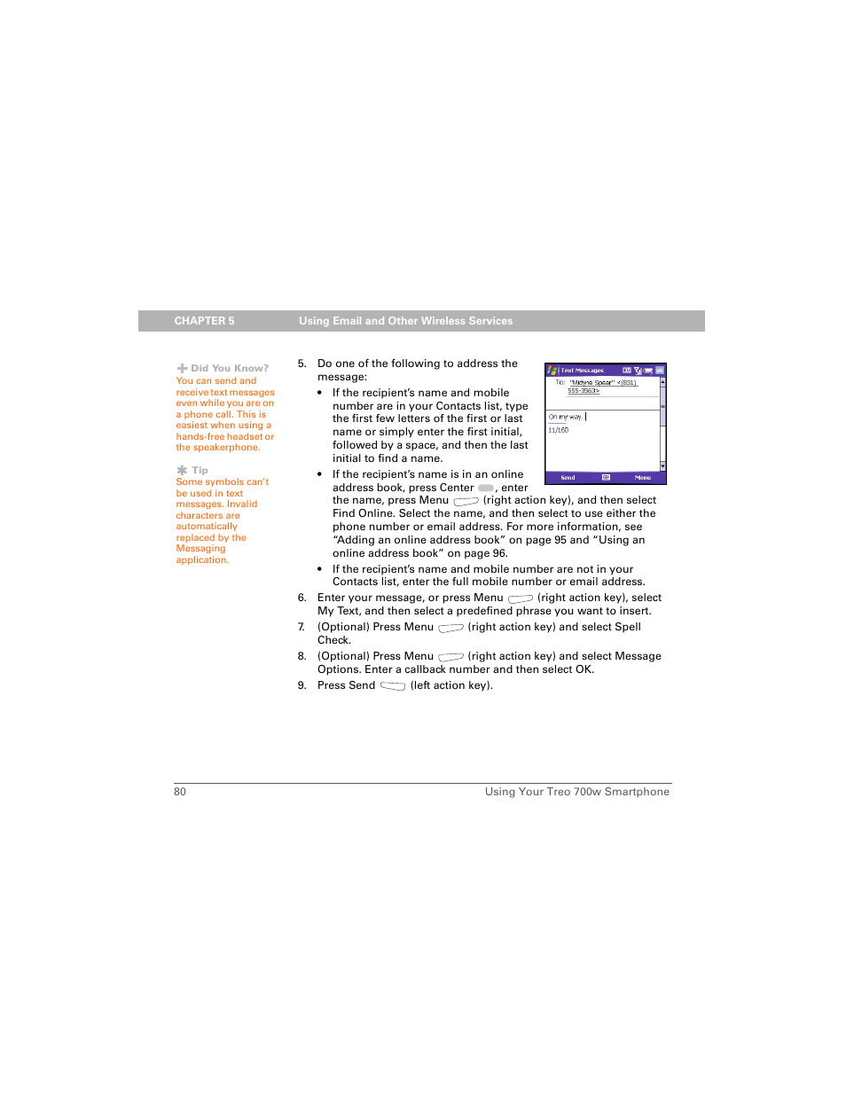 Palm Treo 700w User Manual | Page 88 / 290