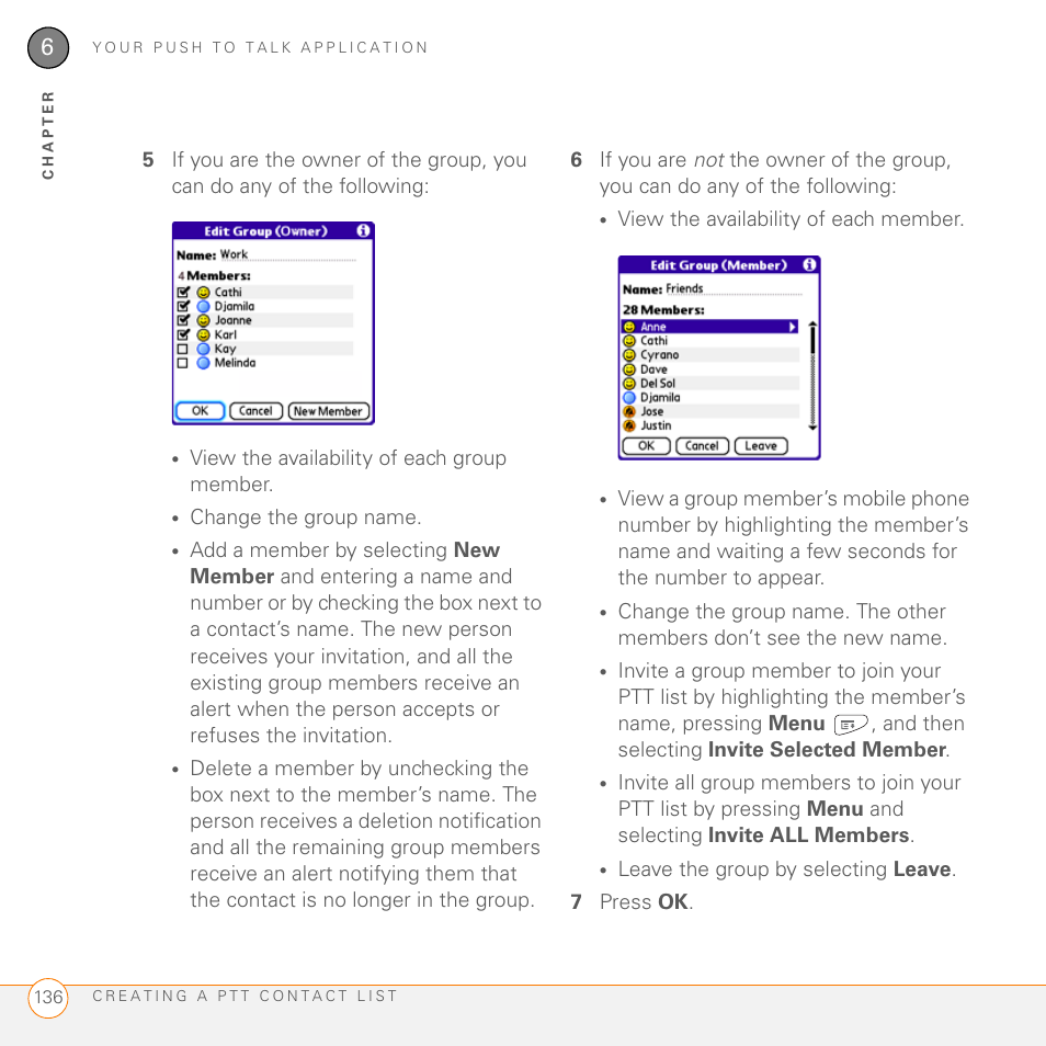 Palm PDA CentroTM Smart Device User Manual | Page 136 / 326