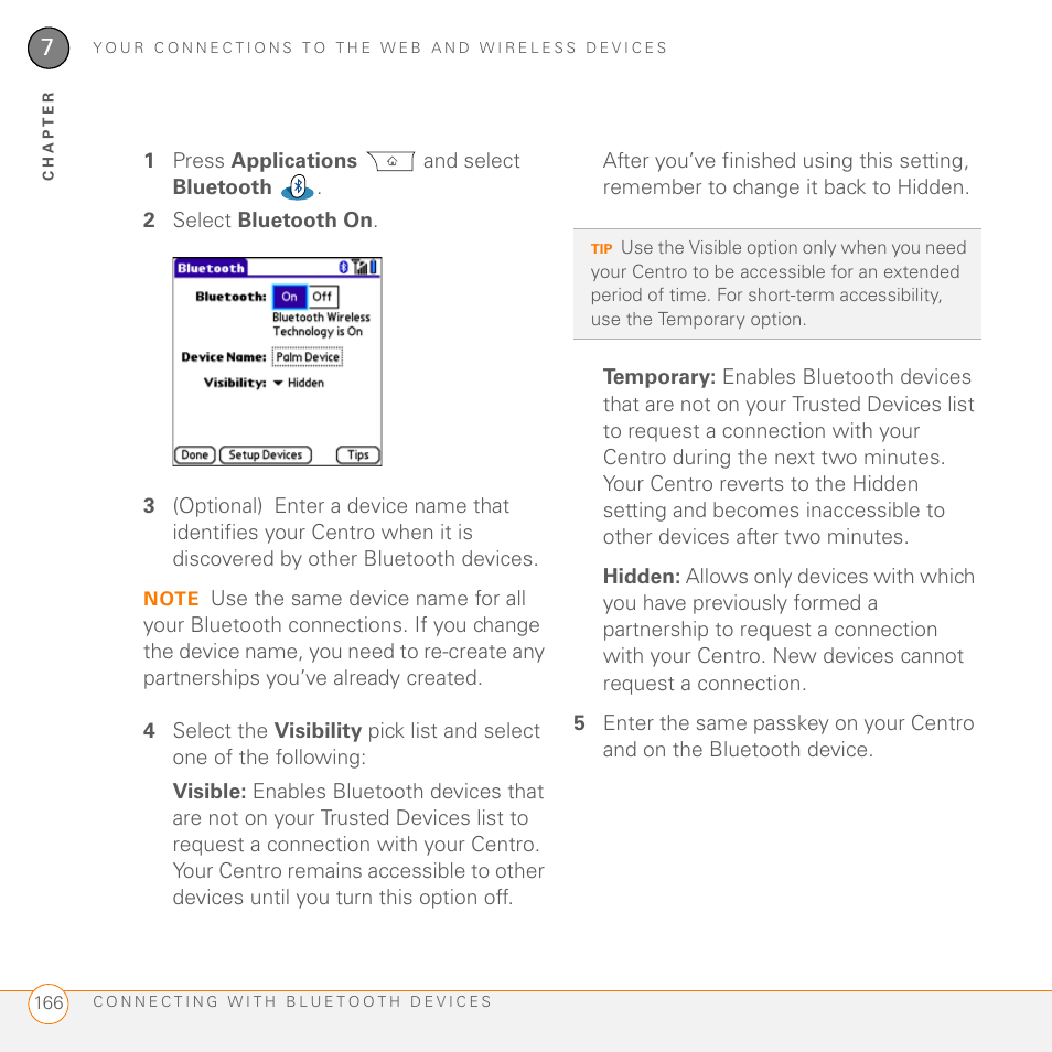 Palm PDA CentroTM Smart Device User Manual | Page 166 / 326