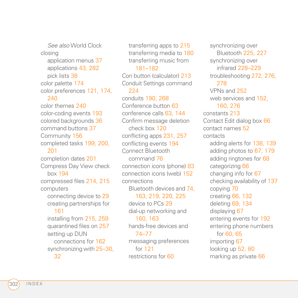 Palm PDA CentroTM Smart Device User Manual | Page 302 / 326