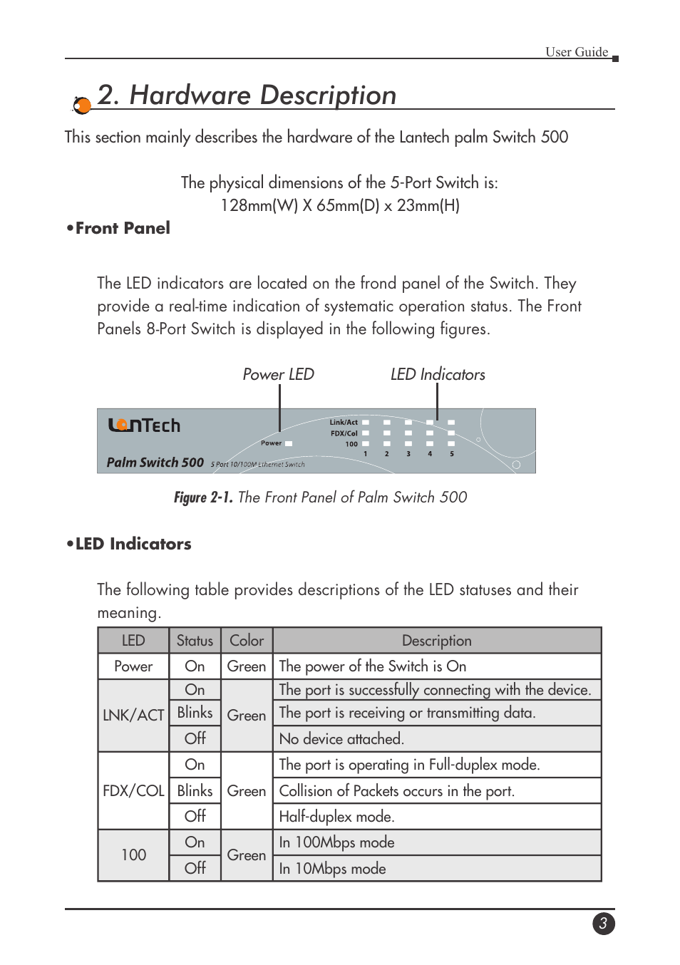 Hardware description | Palm Treo 500 User Manual | Page 4 / 12