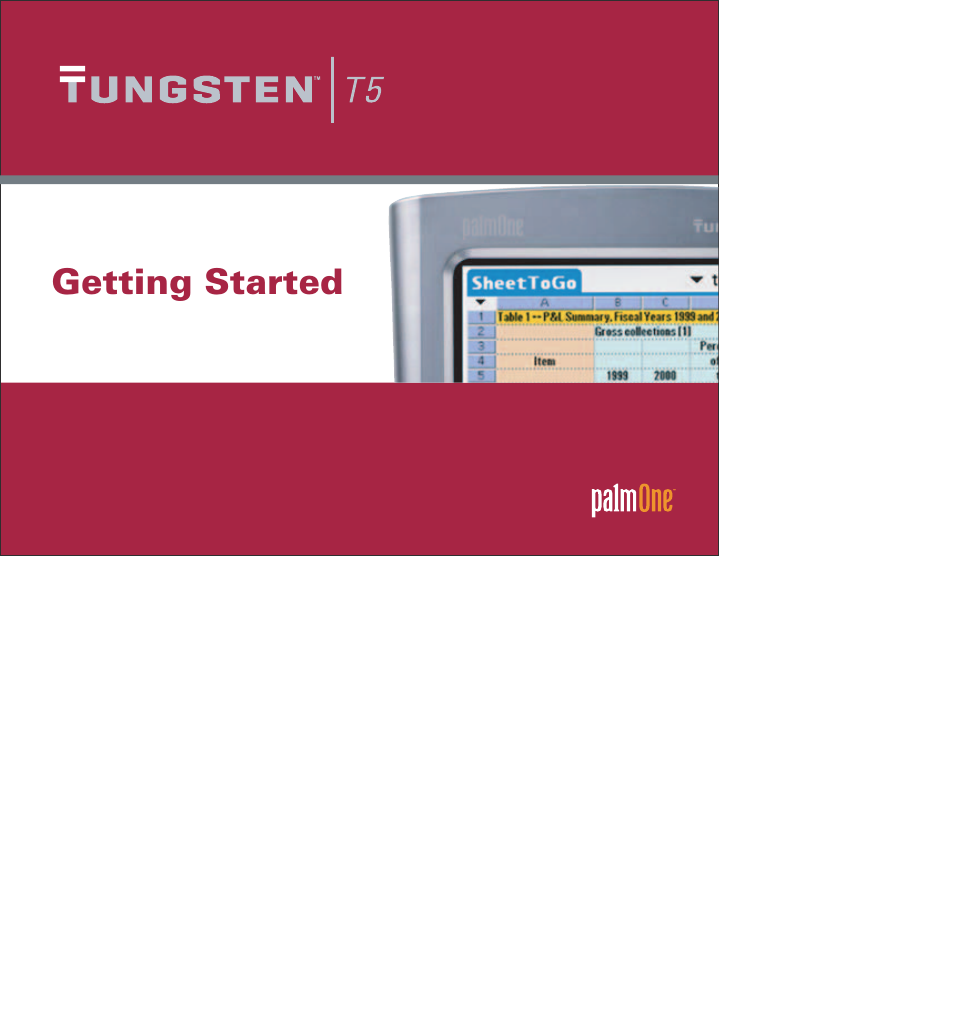 Palm Tungsten T5 User Manual | 172 pages