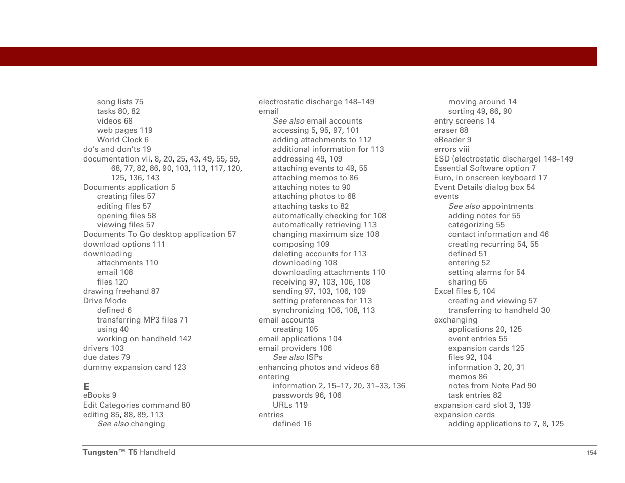 Palm Tungsten T5 User Manual | Page 163 / 172